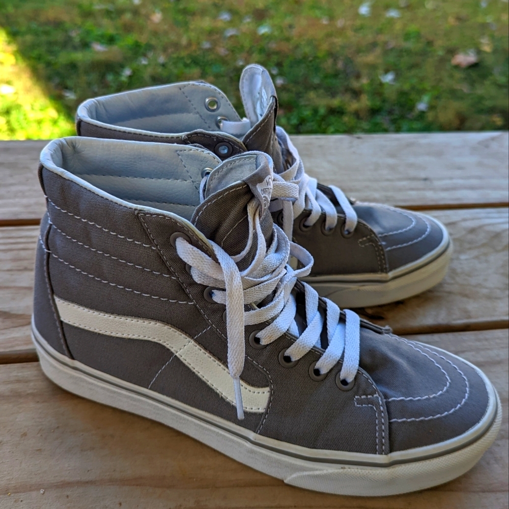 Gray Vans Sk8-Hi